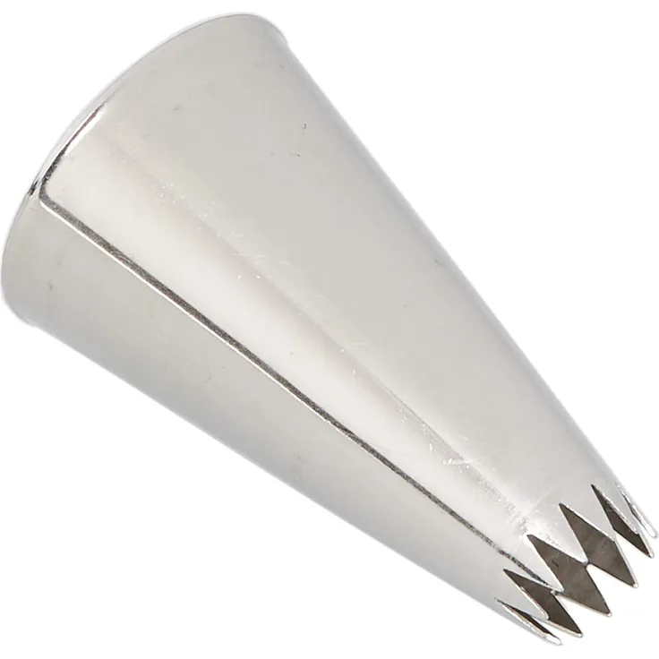 Silikomart 43.335.99.0000 BF313 - STAR FRENCH STAINLESS STEEL TIPS FOR PIPING BAG ø9 MM