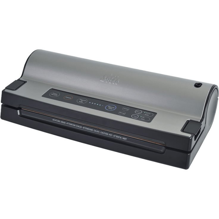 Solis Vakuumiergerät, Für trockene, feuchte und empfindliche Lebensmittel, Pulse- und Marinierfunktion, Mit Rollenfach und Folienschneider, Vac Prestige