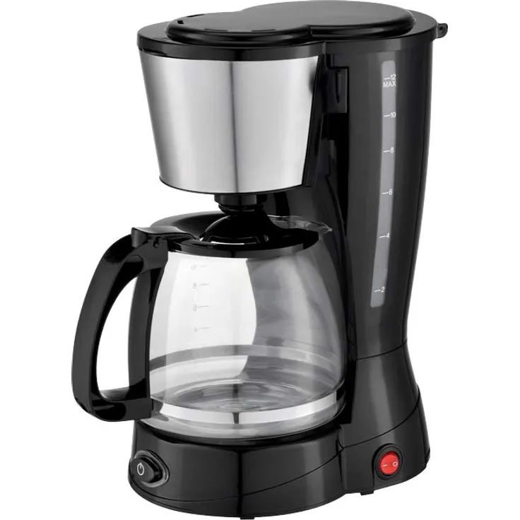 Grunkel Kaffeemaschine für 12 Tassen Farbe: schwarz Modell CAF-N Aroma