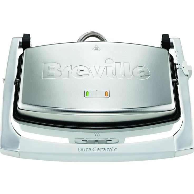 Breville VST071X-01 Sandwichmaker, Panini-Presse, Silber