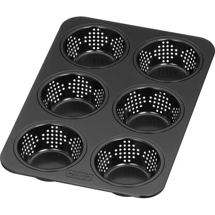 Kaiser Inspiration Brötchenbackform perforiert 28 x 19 cm für 6 Brötchen antihaftbeschichtet sauerteigbeständig – Bild 1
