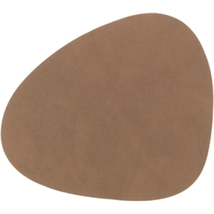LIND DNA NUPO Untersetzer Curve brown 11 x 13 cm