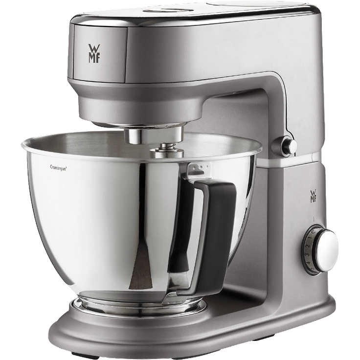 WMF KÜCHENminis Mini-Küchenmaschine mit Planetenrührwerk, 430W, 3L Schüssel, inkl. Patisserie-Set, Standmixeraufsatz, grau – Bild 1