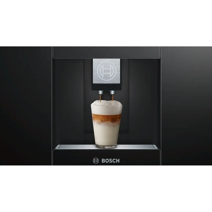 Bosch Serie 8 CTL636EB6 Einbau-Kaffeevollautomat - 2,4 l, Automilk Clean Eine vollautomatische Dampf-Reinigung nach jedem Getränk - HomeConnect - schwarz, mit Milchsystem und integriertem Mahlwerk – Bild 2