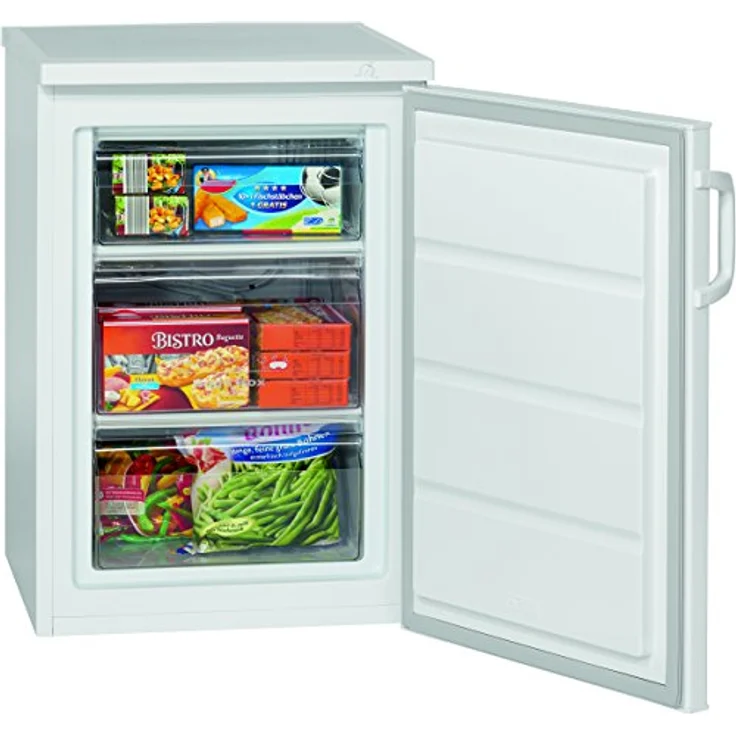 Bomann GS 2196 Gefrierschrank, freistehend, weiß, Lagerzeit bei Störung 24 h, Breite 56 cm, Energieklasse D – Bild 2