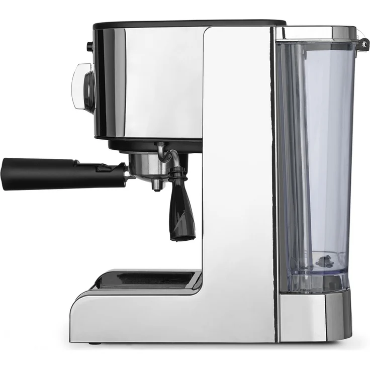 BEEM ESPRESSO-PERFECT, Espresso-Siebträgermaschine - 20 bar, BASIC SELECTION, silber, Integrierte Milchschaumdüse – Bild 2
