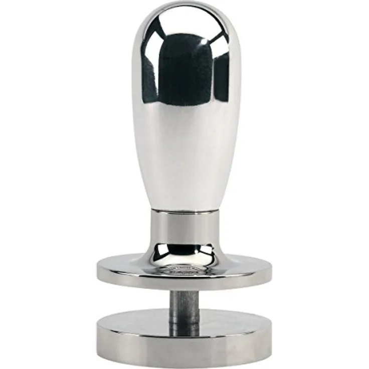 ECM 89415 Tamper druckregulierend, Aluminium poliert, edelstahl