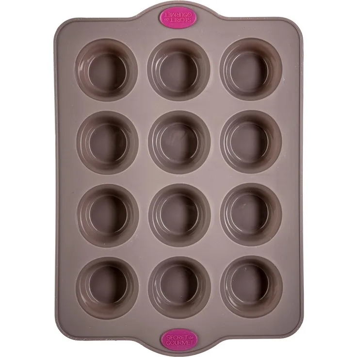 Silikonform für 12 Muffins