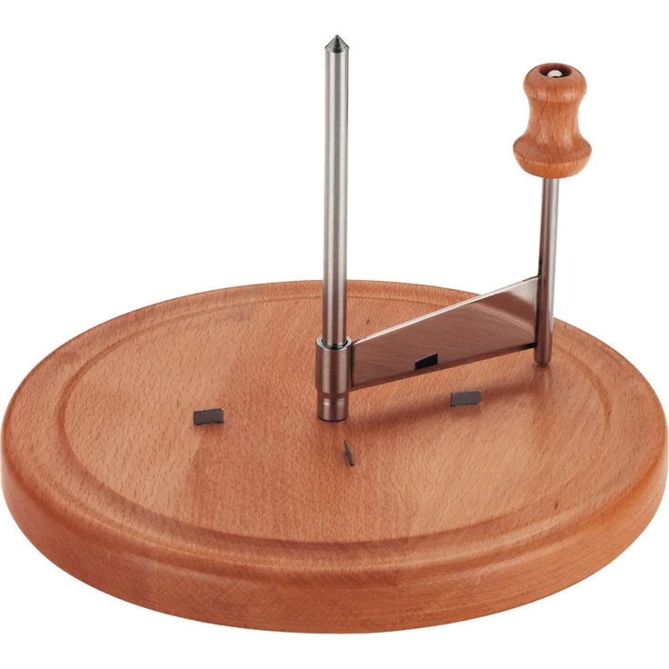 Kela 77085 Käsehobel, Buche- Edelstahl, 21,5 cm Durchmesser, Luxus