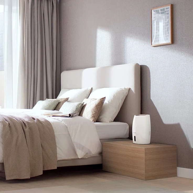 Philips HU2716/10 Luftbefeuchter 2000 Serie, natürliche und hygienische Luftbefeuchtung, weiß/roségold – Bild 8