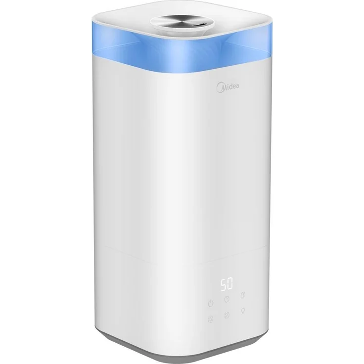 Midea MH 5.5 blue cool Luftbefeuchter, 5 Liter, Timer, Licht, 360° Vernebler