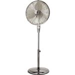 Fakir VL 45 GF prestige | Design-Standventilator, Retro-Look, inkl. Fernbedienung, 3 Geschwindigkeitsstufen, Timer-Funktion, oszillierend, standsicher - höhenverstellbar 100-135 cm, 60 Watt