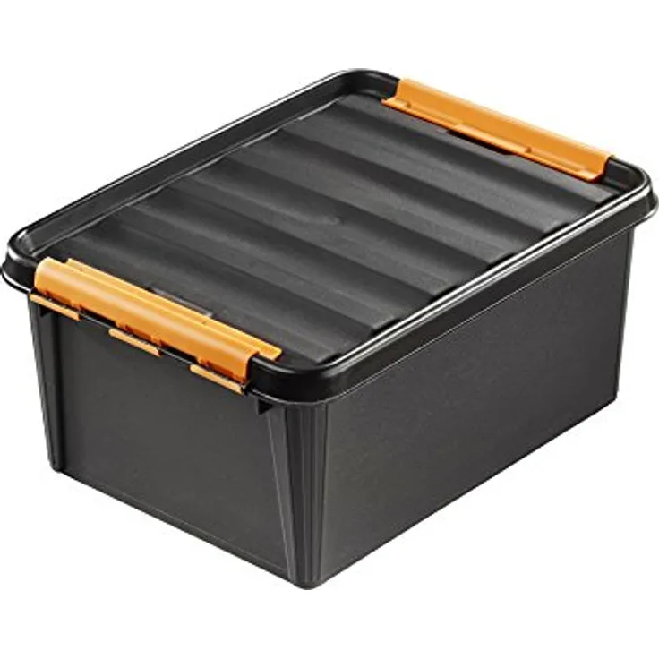 Orthex 3191269 Smart Store PRO 15 Clipbox, PP, schwarz, 40 x 30 x 19 cm