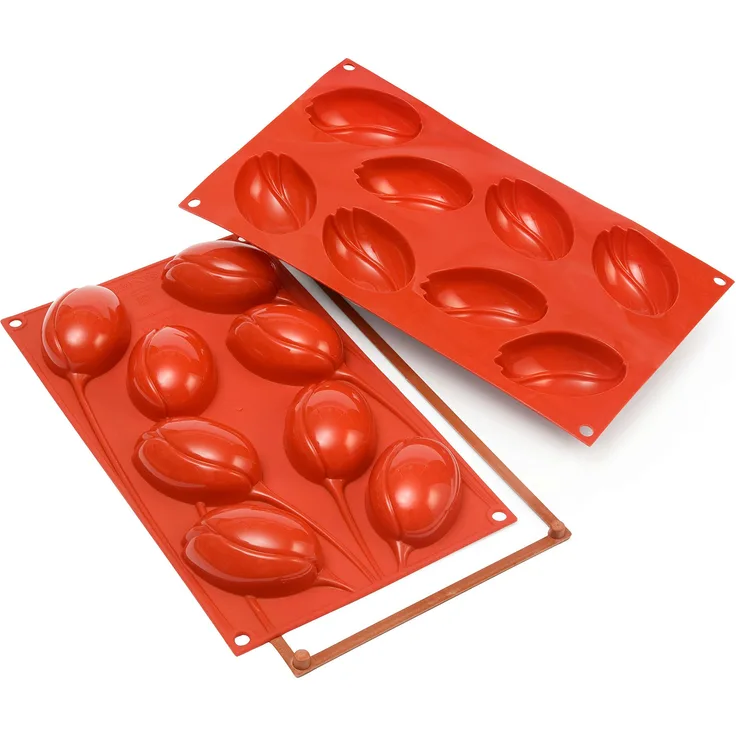 Silikomart 26.118.05.0063 SF 118 TULIP - SILICONE MOULD 76,5 X 50,5 H 29,5 MM