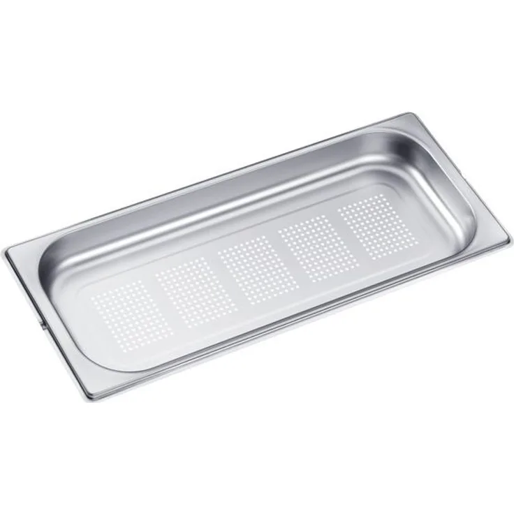 Miele DGGL20 Backofen- und Herdzubehör - 1,8 Liter - edelstahl - Gelochter Garbehälter für Dampfgarer