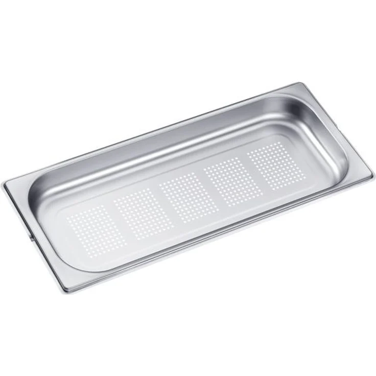 Miele DGGL20 Backofen- und Herdzubehör - 1,8 Liter - edelstahl - Gelochter Garbehälter für Dampfgarer