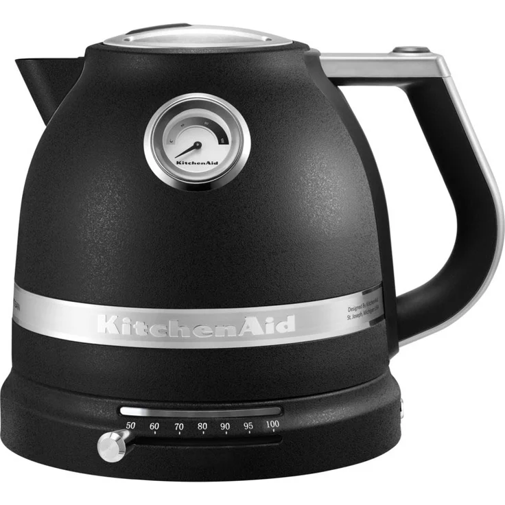KitchenAid Artisan 5KEK1522EBK Wasserkocher, 2400 Watt, 1,5 l Volumen, Gusseisen schwarz, Serie: 5KEK1522 – Bild 1