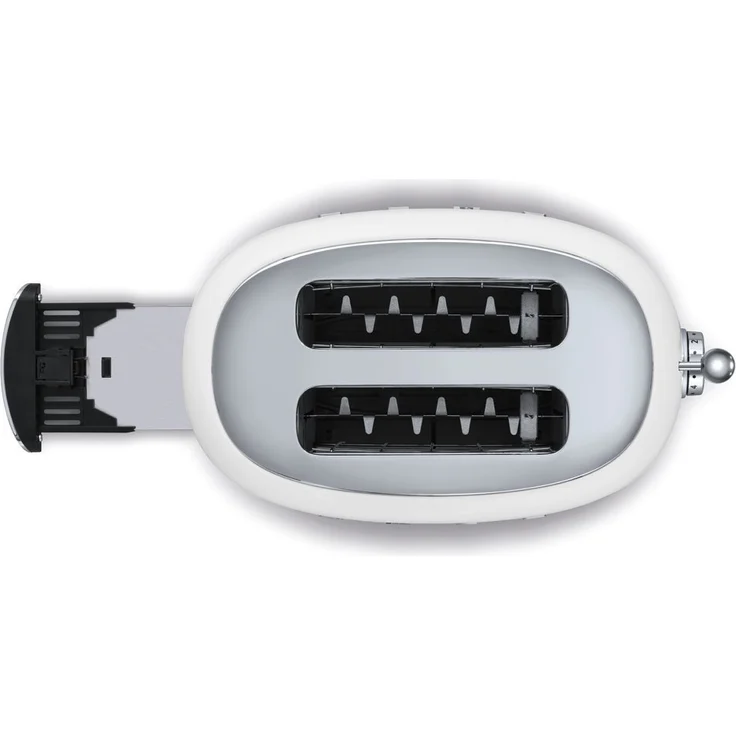 Smeg Toaster TSF01WHEU Doppelschlitztoaster, 950W, 6 Bräunungsstufen, weiß – Bild 5