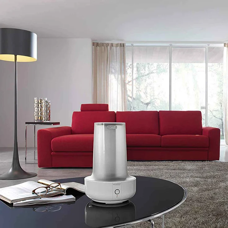 De'Longhi Luftbefeuchter UHX17, weiß-grau, Aromatherapie, 200 Watt, sieben Stunden Betrieb – Bild 5