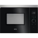 AEG MBB1755DEM 50cm Mikrowelle mit Grill, Einbaugerät, Touch-Bedienung, Kombi-Mikrowelle mit Grillfunktion, Display mit Uhr