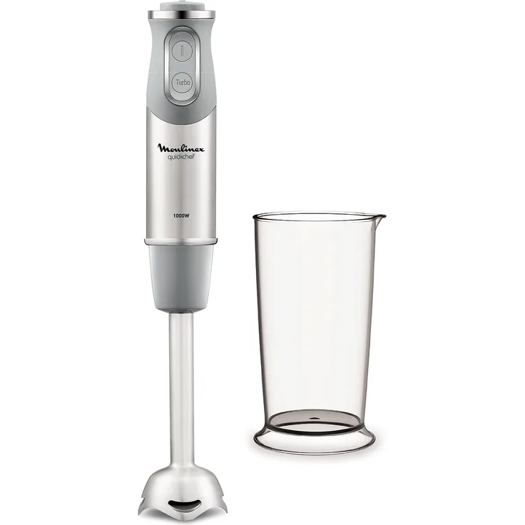 Moulinex QuickChef Stabmixer Mixer ohne Zubehör 1 accesorio grau
