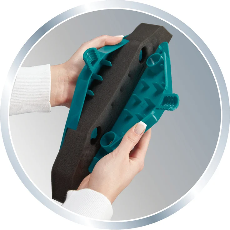 Leifheit Ersatzschaumstoff Soft and Easy 34 cm für Leifheit Schaumstoffbesen Art. Nr. 55243, optimal für Allergiker, für die schnelle Entfernung von feinstem Staub und Schmutz – Bild 3