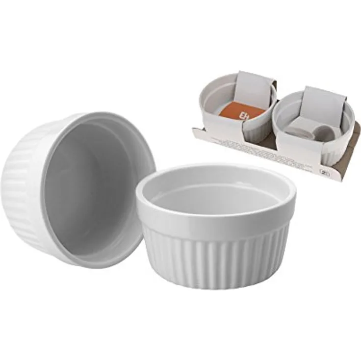 Koopman International BV Q51900090 Ramekin baking dish baking dish - baking dishes (Rund, Weiß, Ramekin baking dish)