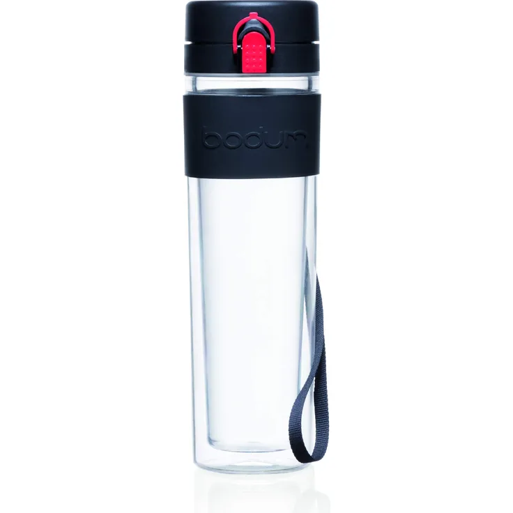 Bodum Bistro 11895-01BTR Thermosflasche zum Mitnehmen, doppelwandiger Kunststoff, 0,45 l