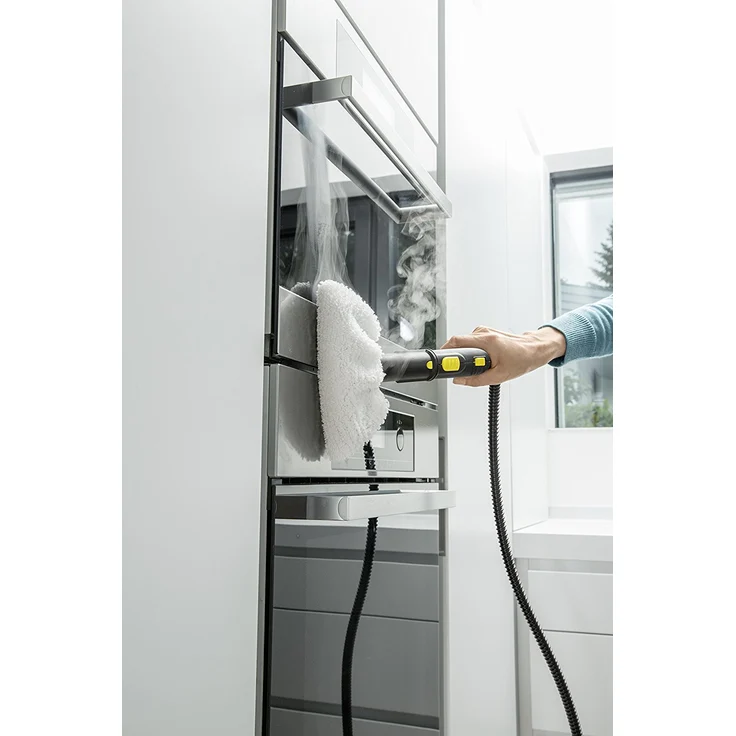 Kärcher Dampfreiniger SC 5 EasyFix 1.512-530.0 (Flächenleistung je Tankfüllung: ca. 150 m², Aufheizzeit: 3 min, Zuschaltung von Heißwasser, Tank permanent befüllbar und abnehmbar, Parkposition, weiteres Zubehör) – Bild 8