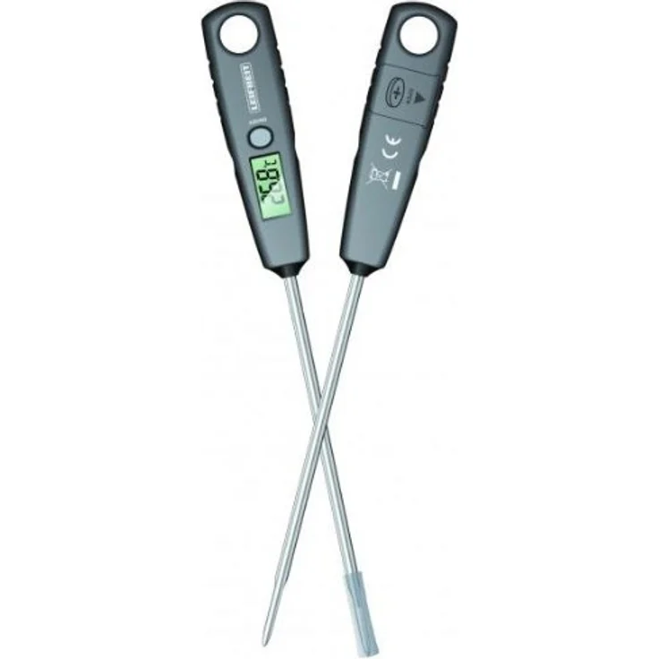 Leifheit digitales Küchenthermometer, von -45°C bis +200°C, Grillthermometer, Temperaturmessgerät für Fleisch, Flüssigkeiten oder Babynahrung, Bratenthermometer für die ideale Kerntemperatur – Bild 1