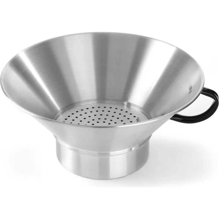 HENDI Frittierseiher, Boden fixiert, Sieb entnehmbar, Pommes, ø400x(H)170mm, Aluminium