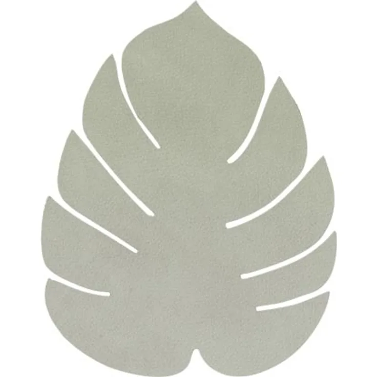 LIND DNA NUPO Untersetzer Monstera Leaf olive green 14x12 grün