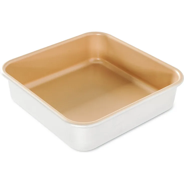 Nordic Ware Naturals Aluminum NonStick 9x9-Inches Square Cake Pan
