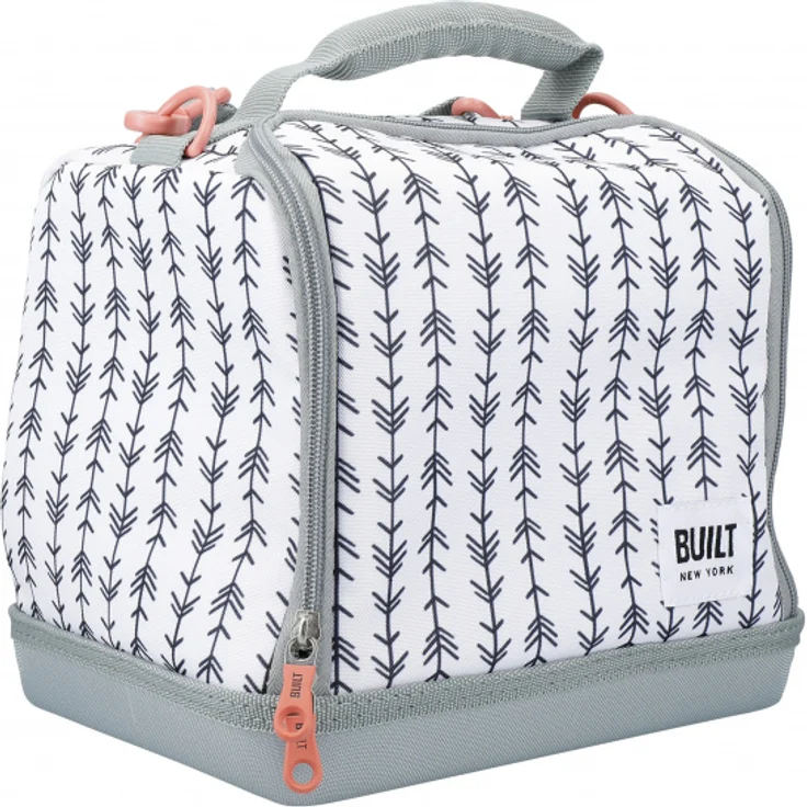 KitchenCraft bUILT Kühltasche 7 Liter 24 x 26 cm Polyester weiß-grau