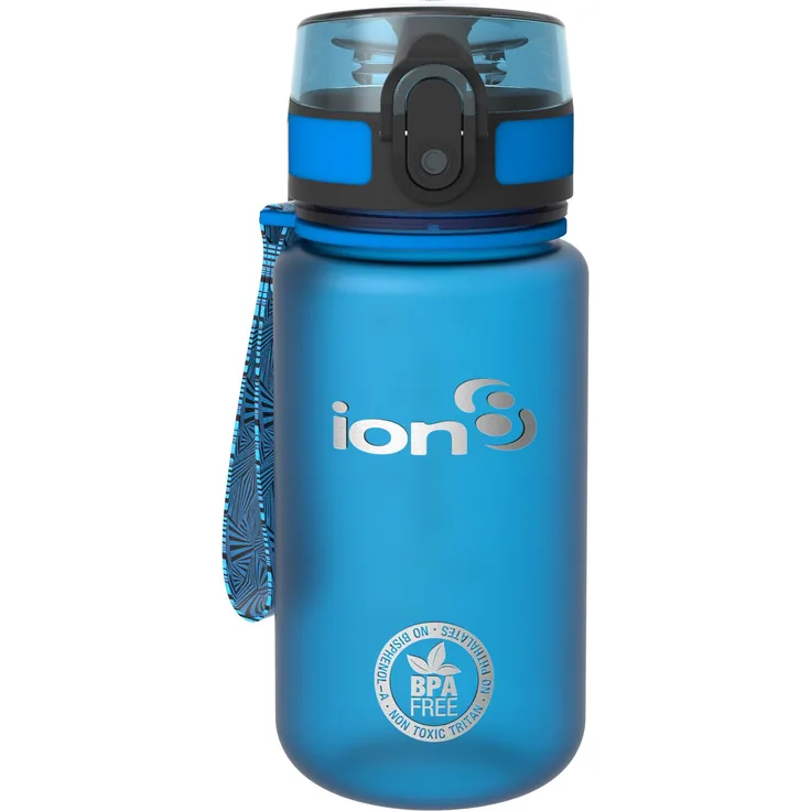 Ion8 Auslaufsichere Kinder Trinkflasche, BPA-frei, Blau