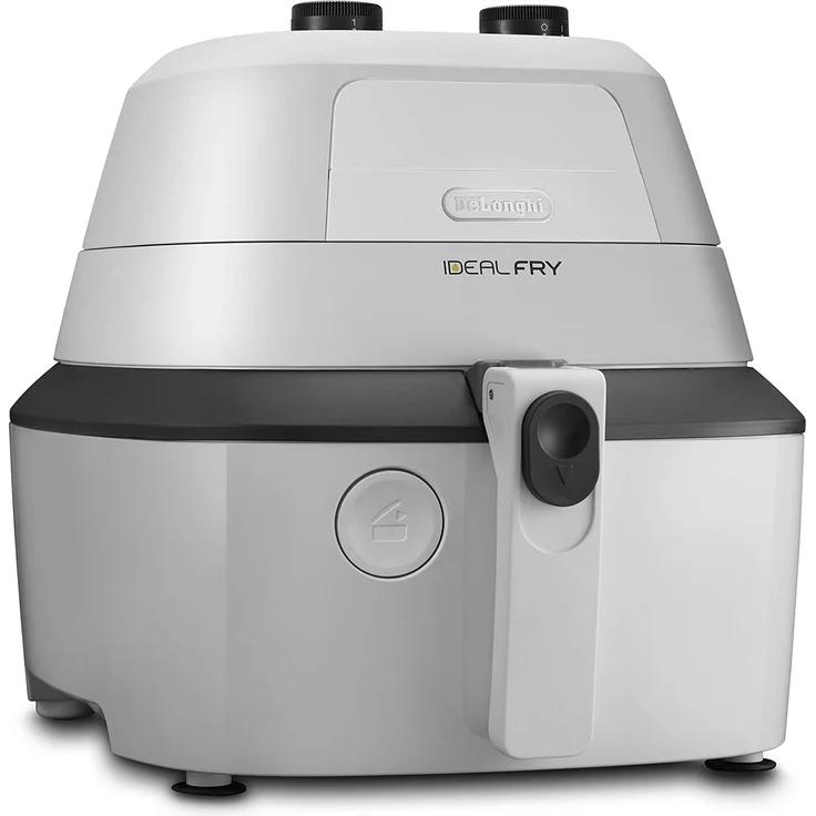 De'Longhi IdealFry FH2101 Heißluft-Fritteuse 1400 W, 1 Kilogram, Kunststoff, Weiß