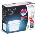 Aqua Optima Evolve+ 30 Tage Wasserfilterkartusche, Weiß, 6 Pack (up to 6 Months Supply) - Preisvergleich