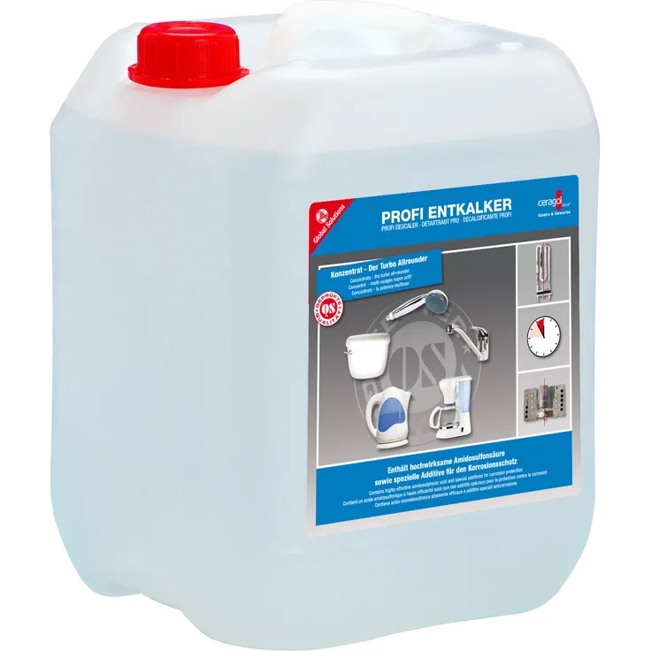 ceragol ultra Profi Entkalker hochkonzentriert für Küche, Bad und Haushaltsgeräte, 10 Liter
