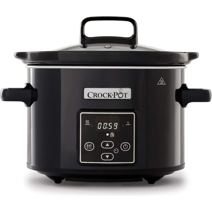 Crockpot CSC061X Crock-Pot Digitaler Schongarer mit 2,4 L Fassungsvermögen, 2.4 liters, schwarz – Bild 1