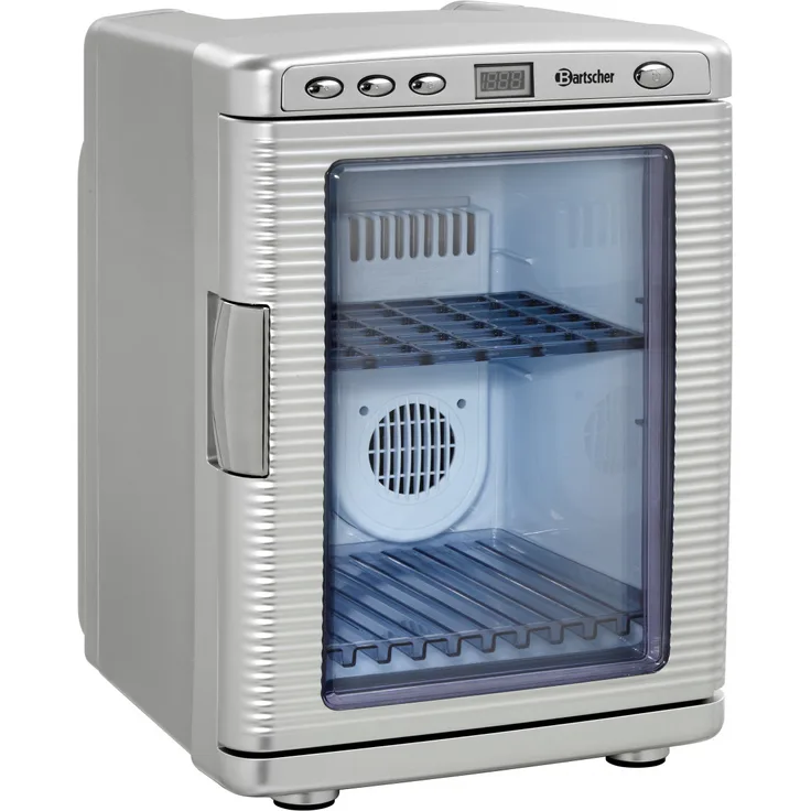 Bartscher 700089 Mini Kühlschrank Silber