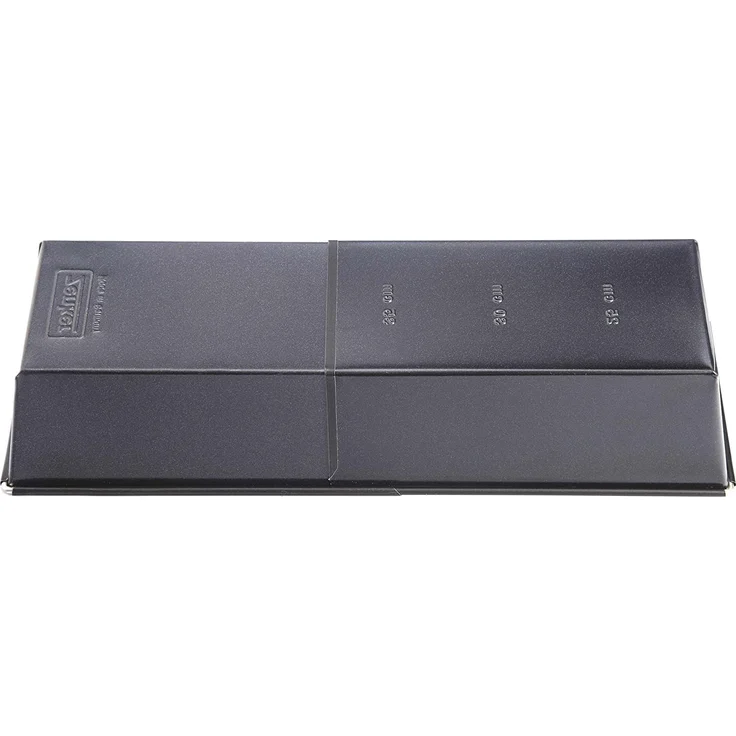 Zenker Kastenform ausziehbar (20 - 35 cm x 11,5 cm), Königskuchenform für saftige Kuchen, verstellbar & beschichtet, Menge: 1 Stück – Bild 2
