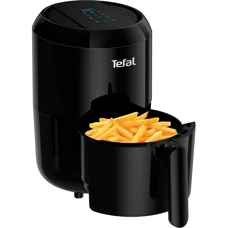 Tefal EY3018 Easy Fry Compact Heißluftfritteuse, ohne Öl, 1400 W, 1,6 Liter Fassungsvermögen, 6 Kochprogramme, digitales Display, Timer, spülmaschinengeeignet – Bild 3