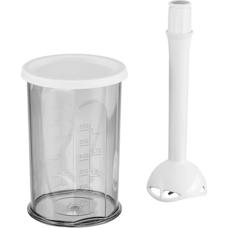 Bosch MFQ36440 ErgoMixx Handrührer (450 W, spülmaschinengeeignet, ergonomische Form, leise, geringes Gewicht, hitzebeständiger Mixfuß, Mixbecher) weiß – Bild 9