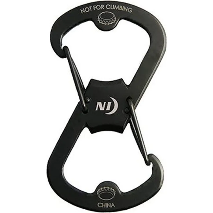 Nite Ize Karabiner S-Biner Ahhh, schwarz, NI-SBO-03-01