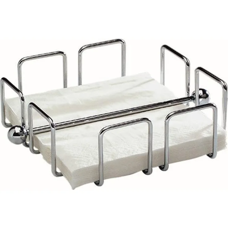 APS 11763 Serviettenhalter, Metall, Silber, 28 x 35 x cm, 1 Einheiten