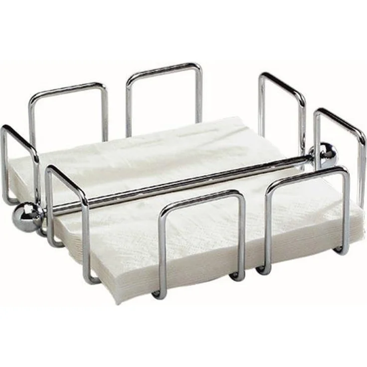 APS 11763 Serviettenhalter, Metall, Silber, 28 x 35 x cm, 1 Einheiten