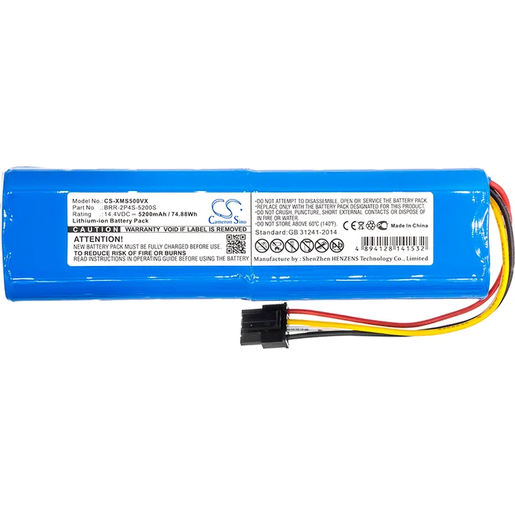 Ersatzakku - CS-XMS500VX - Xiaomi BRR-2P4S-5200S - Mi Robo - 14,4 Volt 5200mAh Li-Ion