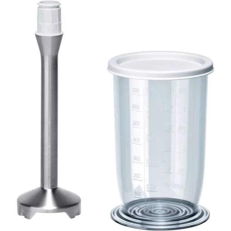 Bosch MFZ4060 Edelstahlmixfuss - passend zu Bosch Handrührern MFQ4... und Bosch Stabmixern MSM7...