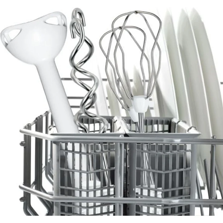 Bosch MFQ36440 ErgoMixx Handrührer (450 W, spülmaschinengeeignet, ergonomische Form, leise, geringes Gewicht, hitzebeständiger Mixfuß, Mixbecher) weiß – Bild 10