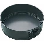 KitchenCraft KCMCHB10 Master Class Antihaftbeschichtete runde Springform, 23 cm,Grau